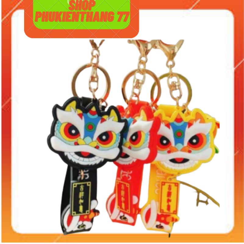 Móc khóa thời trang họa tiết kỳ lân bắt mắt