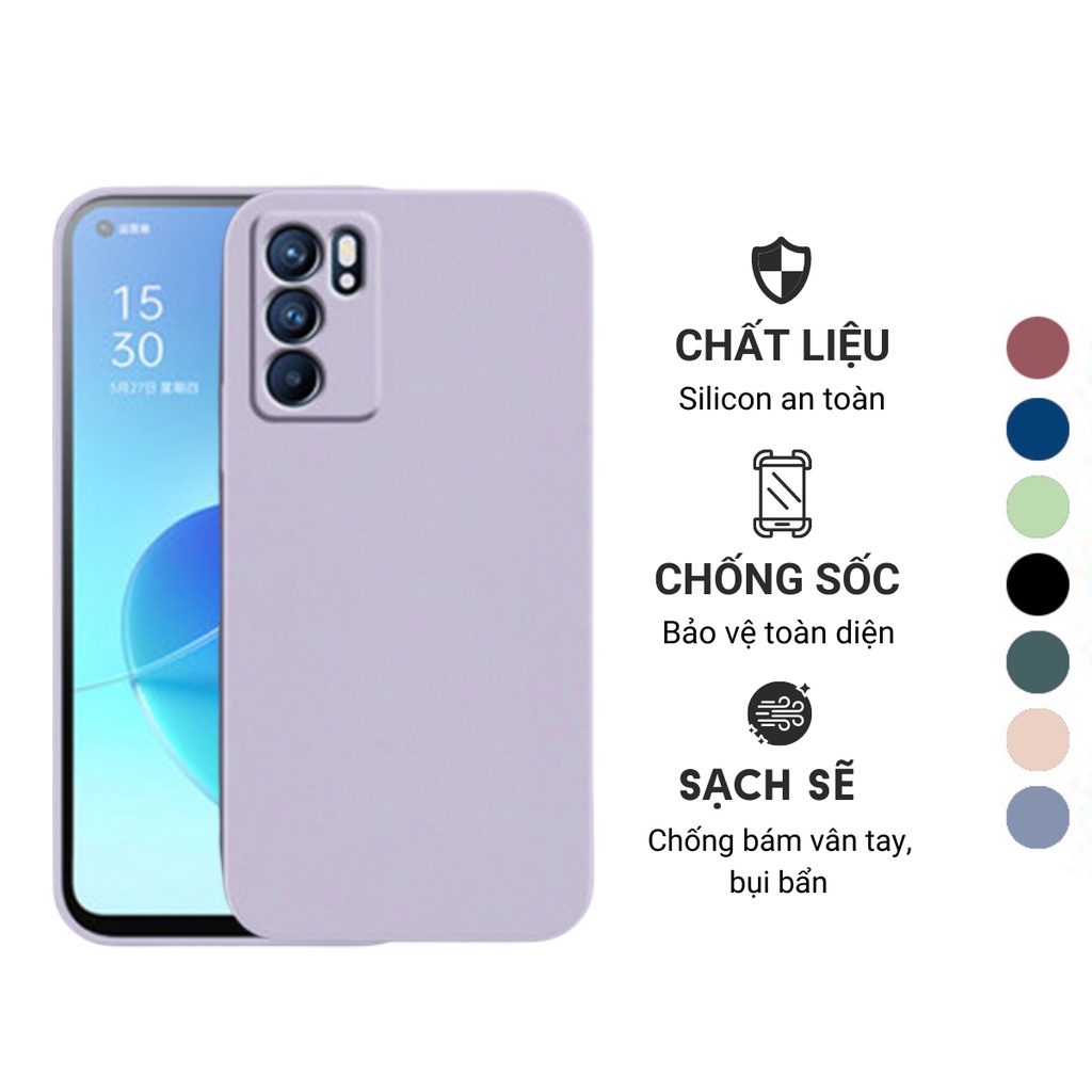 Ốp lưng Oppo Reno6 Reno6z Reno5 Reno4 Reno3 Reno2f - Ốp chống bẩn