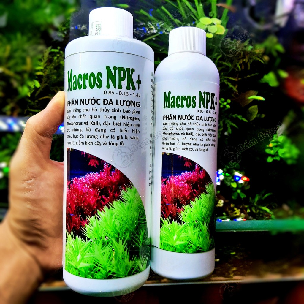 Macros NPK+ (Chai 500ml) - Phân Nước Đa Lượng Cho Bể Thuỷ Sinh [Thủy Sinh AZ]