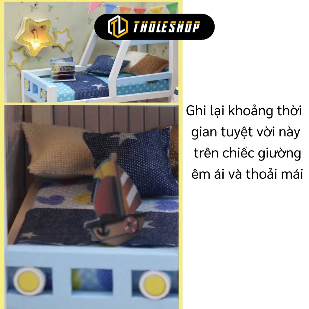 Mô Hình Nhà Búp Bê - Đồ Chơi Nhà Búp Bê Tự Lắp Ráp Với Nội Thất Mini 5527