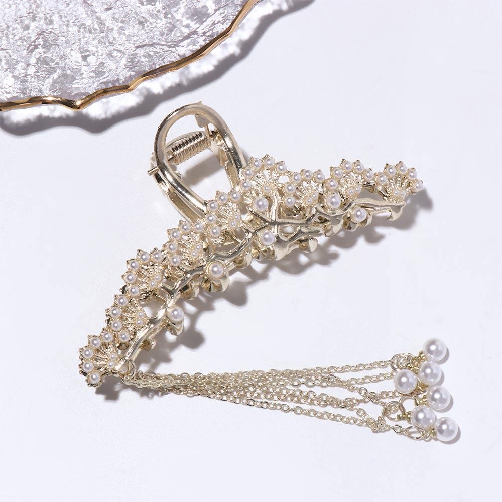 Kẹp Tóc Hình Cá Mập Rỗng Sáng Tạo Phong Cách Cổ Điển Cho Nữ