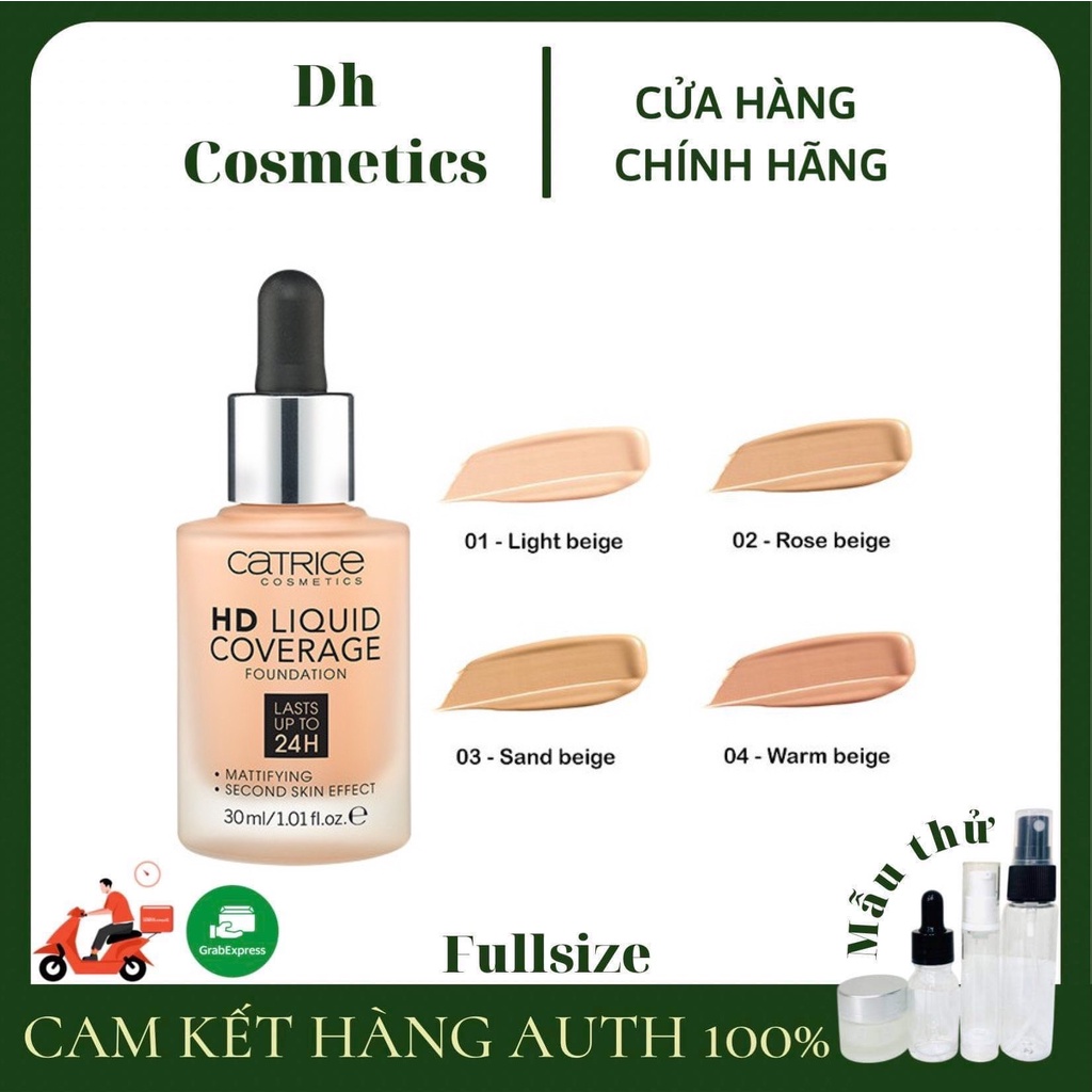 Kem nền Catrice HD 24h Liquid Coverage Foundation 30ML