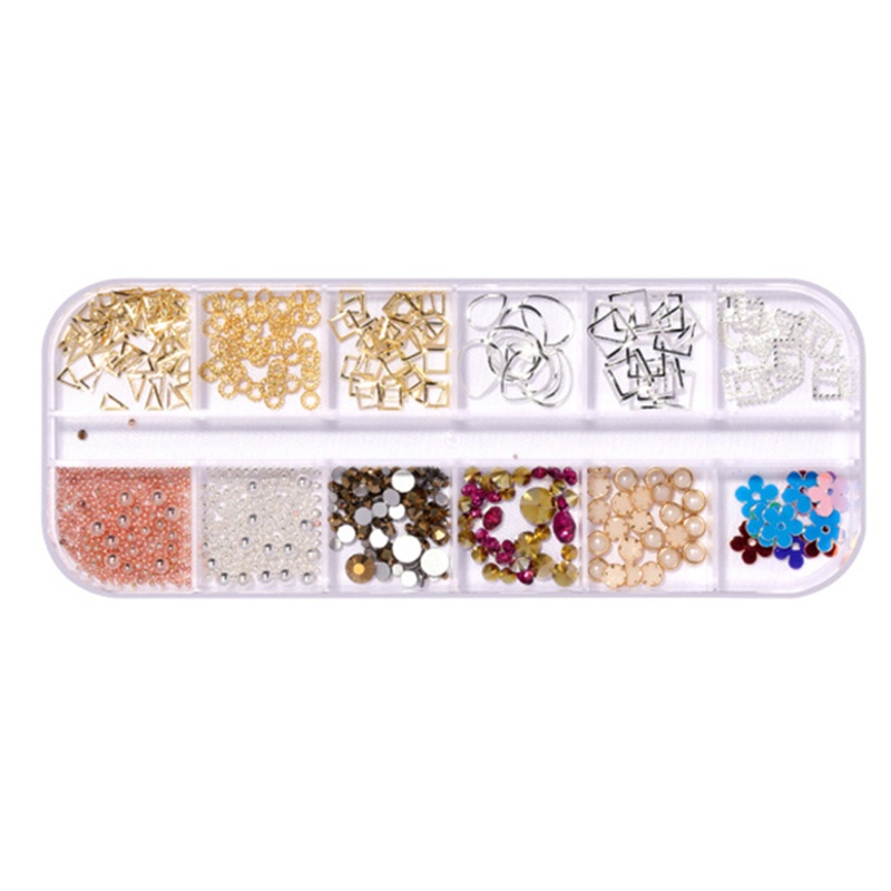 Hộp Vỏ Sò Trang Trí Móng Tay Nghệ Thuật YOUYO