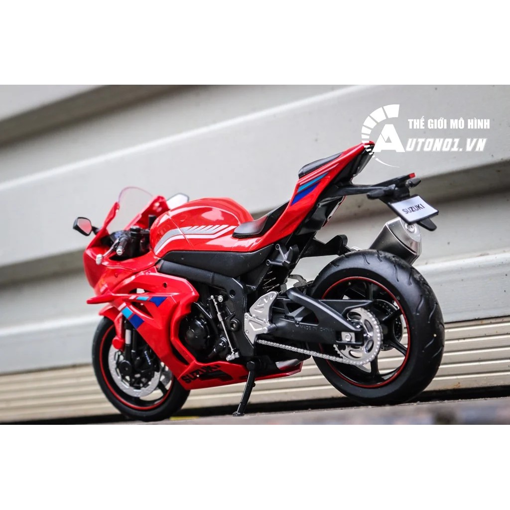 MÔ HÌNH XE SUZUKI GSX-R1000 RED 1:12 MSZ 7209