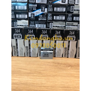 Viên pin đồng hồ Maxell 621 chuyên thay pin đồng hồ đeo tay, điều khiển các loại - SR621SW - 364 vỉ 1 viên