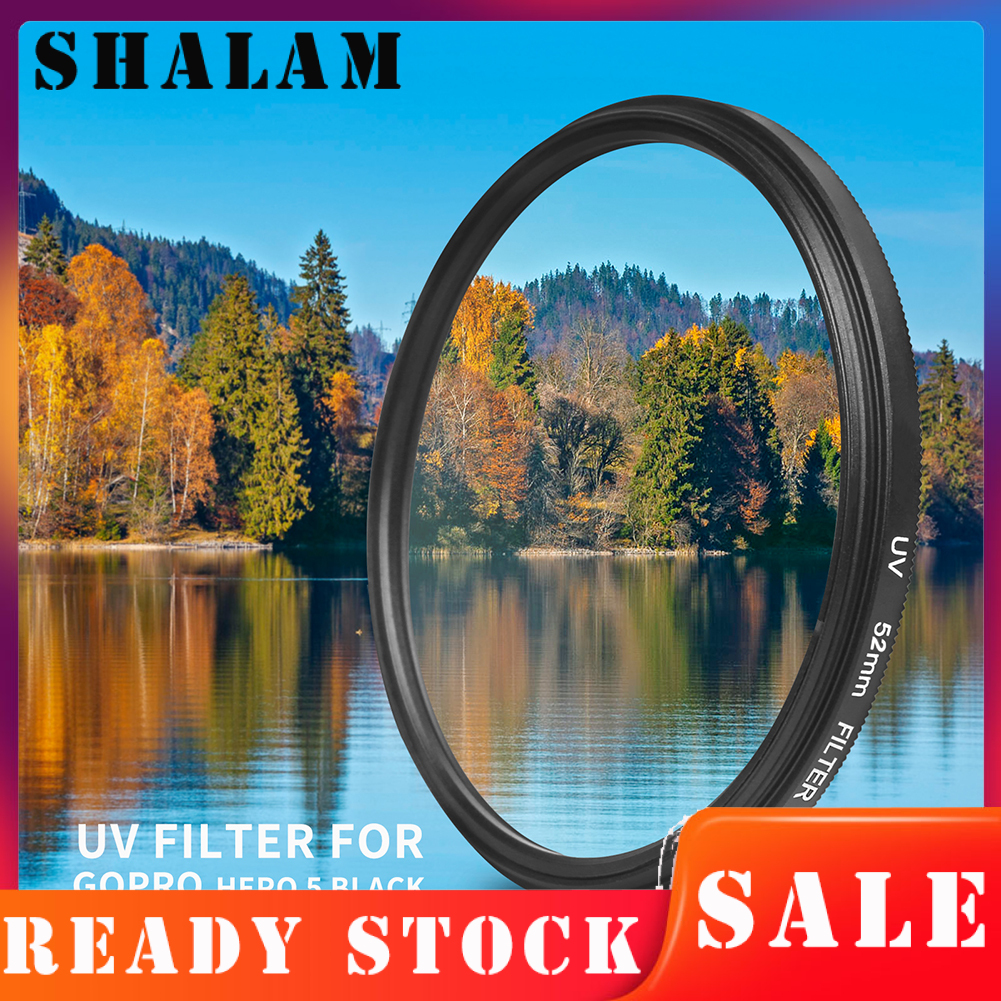 Bộ Lọc Tia Uv Cho Camera Hành Trình Gopro Hero 7 5 6 (52Mm)
