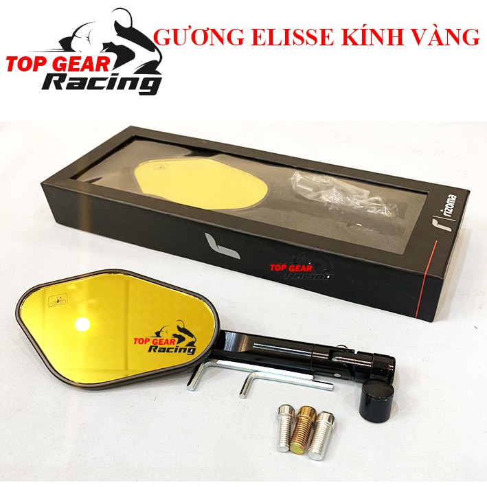 Gương chiếu hậu Elisse Trái mặt kính vàng &lt;TOPGEAR&gt;