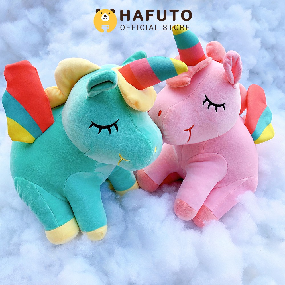 Thú bông kì lân unicorn HAFUTO size 50cm siêu đáng yêu