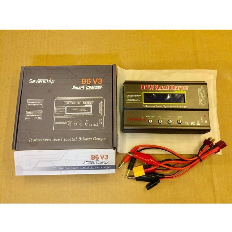 BỘ SẠC Imax B6 B6AC B6 MINI SEVENCHIP chính hãng dùng xạc pin Lipo Li-ion Niken NI-MH kèm nguồn 12V 5A