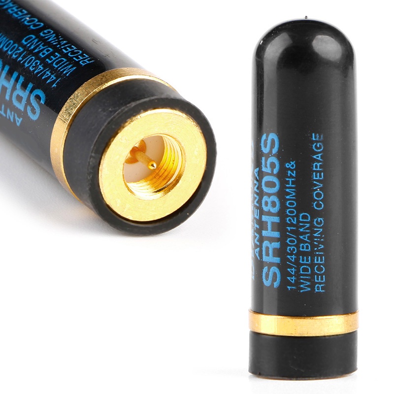 Ăng Ten Băng Tần Kép SRH805 4.5cm SMA-Male Cho Máy Bộ Đàm YAESU ICOM Ham Radio