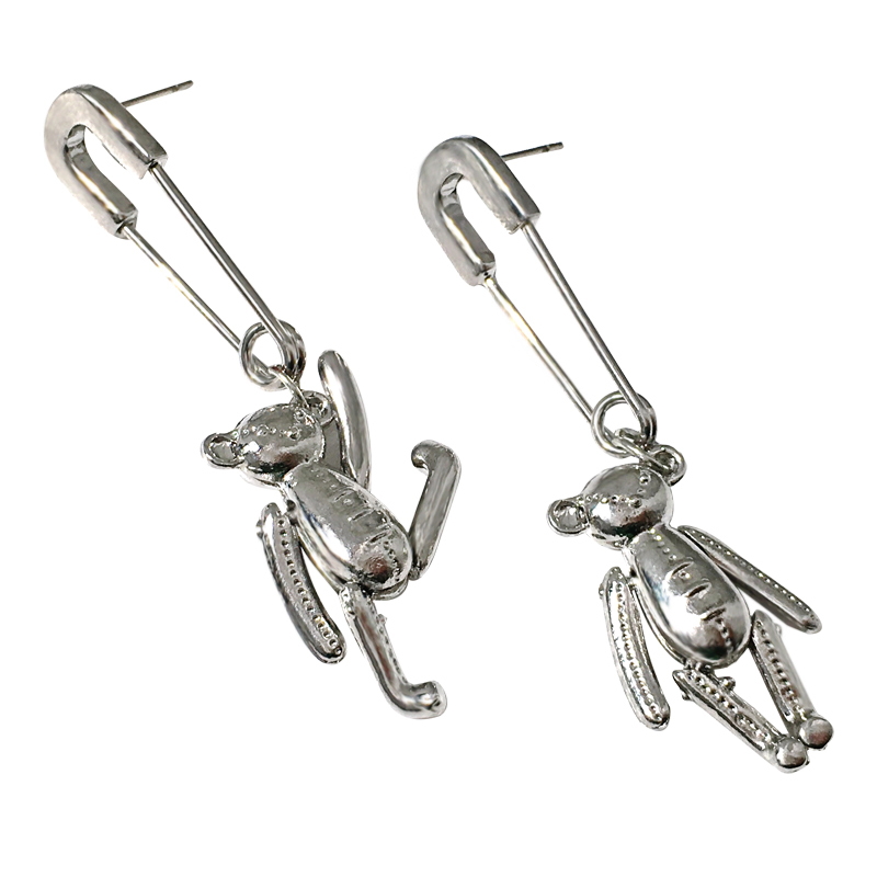 Bông Tai Hình Gấu Phong Cách Hip Hop Thời Trang 22630