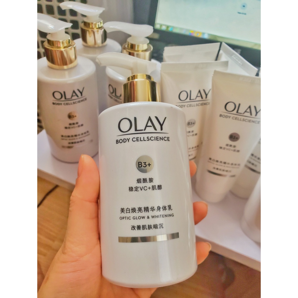 Dưỡng thể OLAY B3  + Whitening dưỡng ẩm trắng da 70ml/210ml