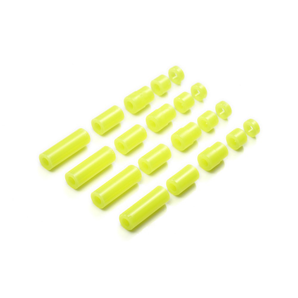 95496 Phụ Kiện Mini 4WD LIGHTWEIGHT PLASTIC SPACER SET (12/6.7/6/3/1.5mm) (FLUORESCENT YELLOW)  - GDC