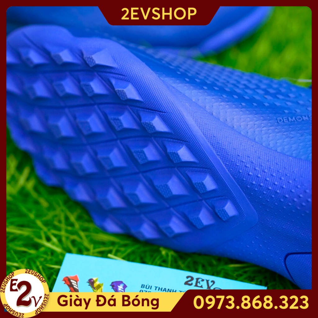 Giày đá bóng thể thao nam 𝐏𝐫𝐞𝐝𝐚𝐭𝐨𝐫 𝟐𝟎𝟐𝟎 Xanh Biển cao cổ, giày đá banh cỏ nhân tạo cao cấp - 2EVSHOP