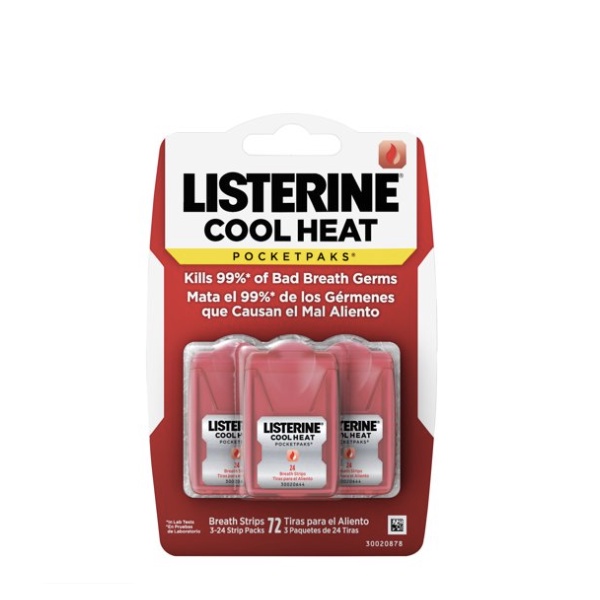 Xịt/Miếng ngậm thơm miệng Listerine bản Mỹ