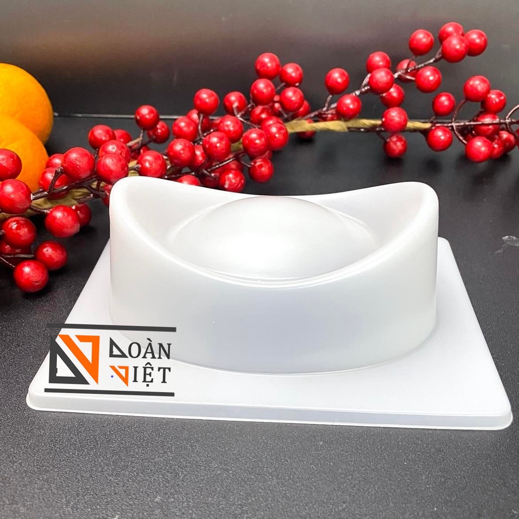 [THỎI VÀNG] Khuôn NHẤN XÔI, RAU CÂU, BÁNH TỔ hình THỎI VÀNG sắc nét 3D -  mâm cúng VÍA THẦN TÀI,CÚNG KHAI TRƯƠNG