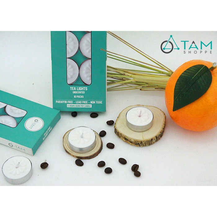 Nến Tealight không khói không mùi cháy hơn 4 tiếng vỉ 100 viên DXTD