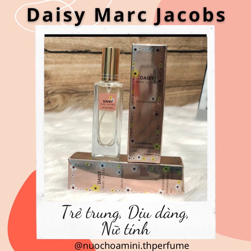Nước hoa mini nữ Daisy Eau So Fresh 20ml, Nước hoa chiết cho nữ ttươi mát rẻ trung và nữ tính