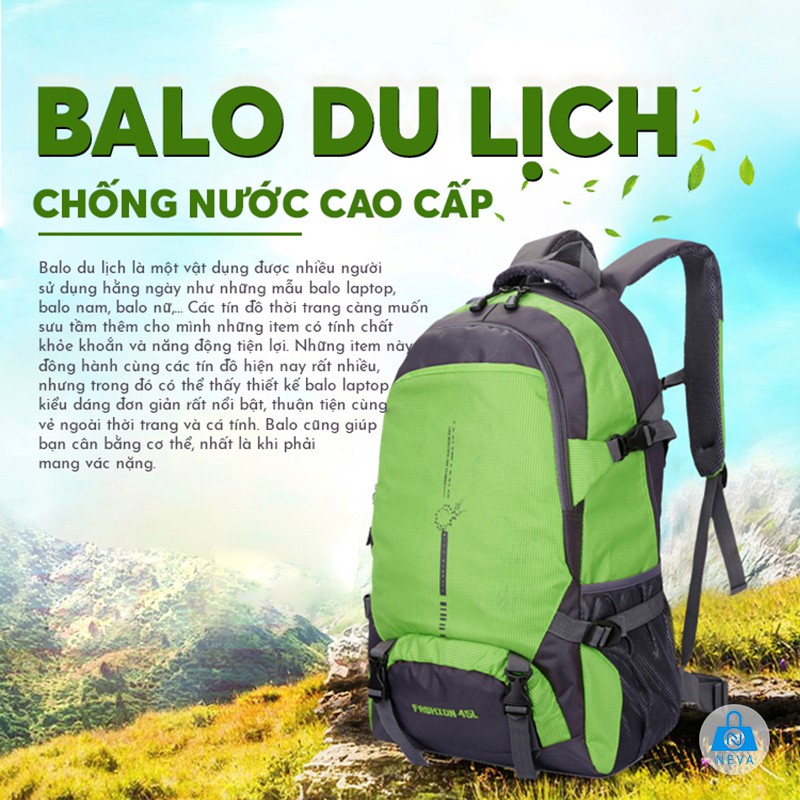 BALO DU LỊCH CHỐNG NƯỚC CAO CẤP 45L -G9104