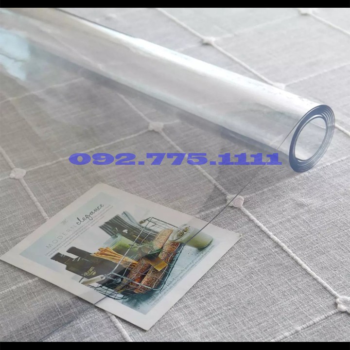 Tấm nhựa PVC (rộng 1.2m x 0.6m) làm khăn trải bàn