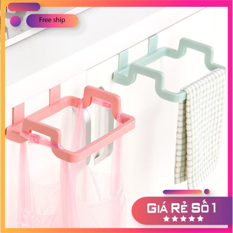 Giá Treo Túi Đựng Rác, Móc Treo Khăn Lau Bếp Đa Năng Tiện Dụng - Đồ dùng nhà bếp thông minh