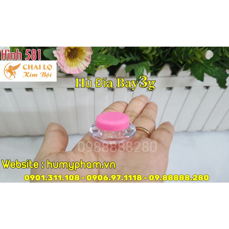 Hủ Đựng Mẫu Thử Kem - Hủ Đĩa bay 3g & 5g