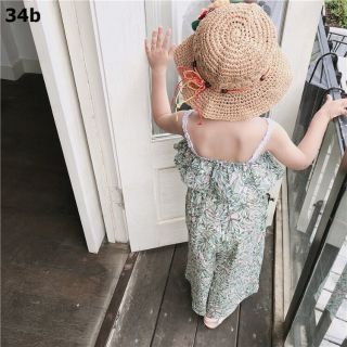 Jumpsuit bé gái diện hè