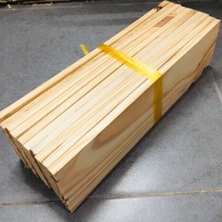 Combo 10 thanh Gổ Tự Nhiên dài 30cm x rộng 9cm x dày 1,4cm