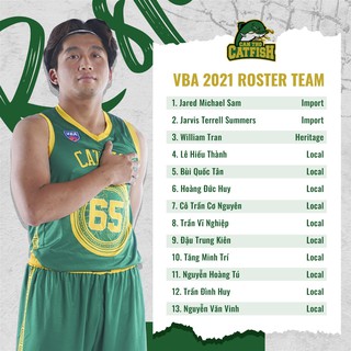 Áo bóng rổ Cantho Catfish VBA 2021
