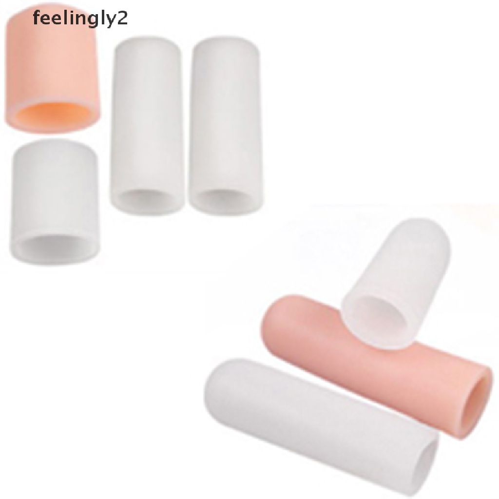 Set 5 Ống silicone Bảo Vệ Ngón Chân Giảm Đau Tiện Lợi