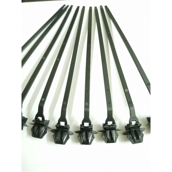 Dây rút ghim nhựa, dây thít chuyên dùng cho ô tô.bịch 50 cái 5mm×170mm chân lỗ 7mm tròn và dẹp
