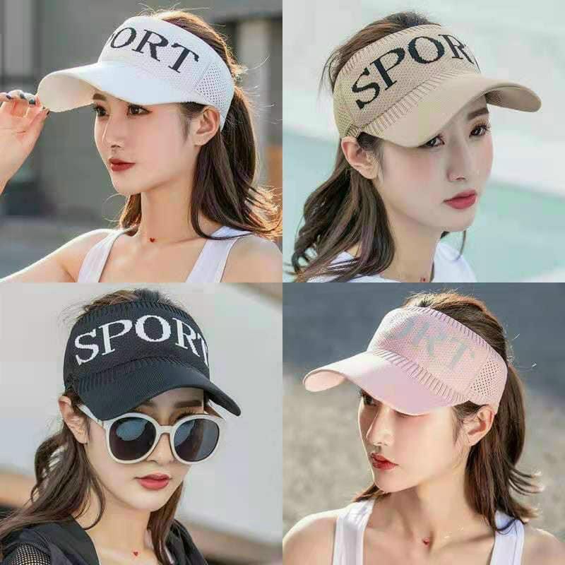Mũ lưới trai nam nữ đội nửa đầu Sport mềm đẹp co dãn tốt