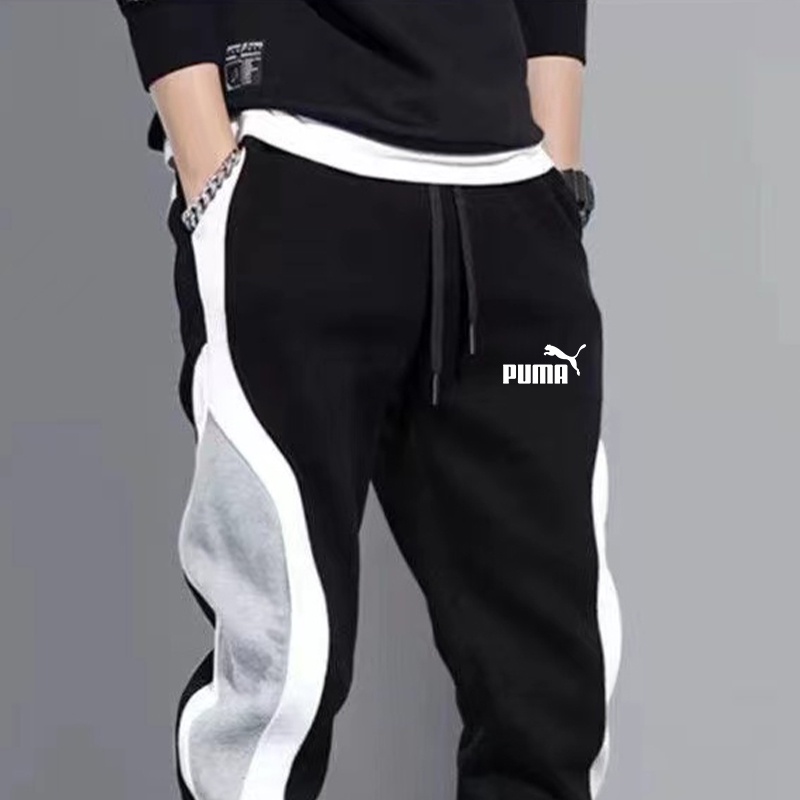 Quần chạy bộ Plus Size Co Giãn Thoáng Khí Họa Tiết Kẻ Sọc Cho Nam