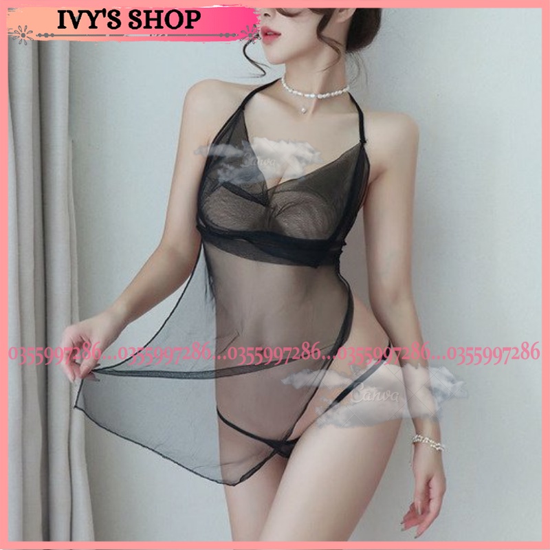 Yếm Ngủ Sexy Nữ Xuyên Thấu Sexy Chất Voan Mỏng - TDVT - Ivyshop Official | BigBuy360 - bigbuy360.vn