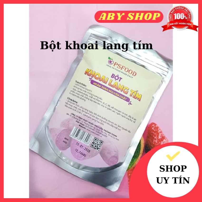 Bột khoai lang tím ⚡ GIÁ TỐT NHẤT ⚡ bột PSFood 500g dùng tạo màu khoai lang tím cho bánh thêm hấp dẫn hơn