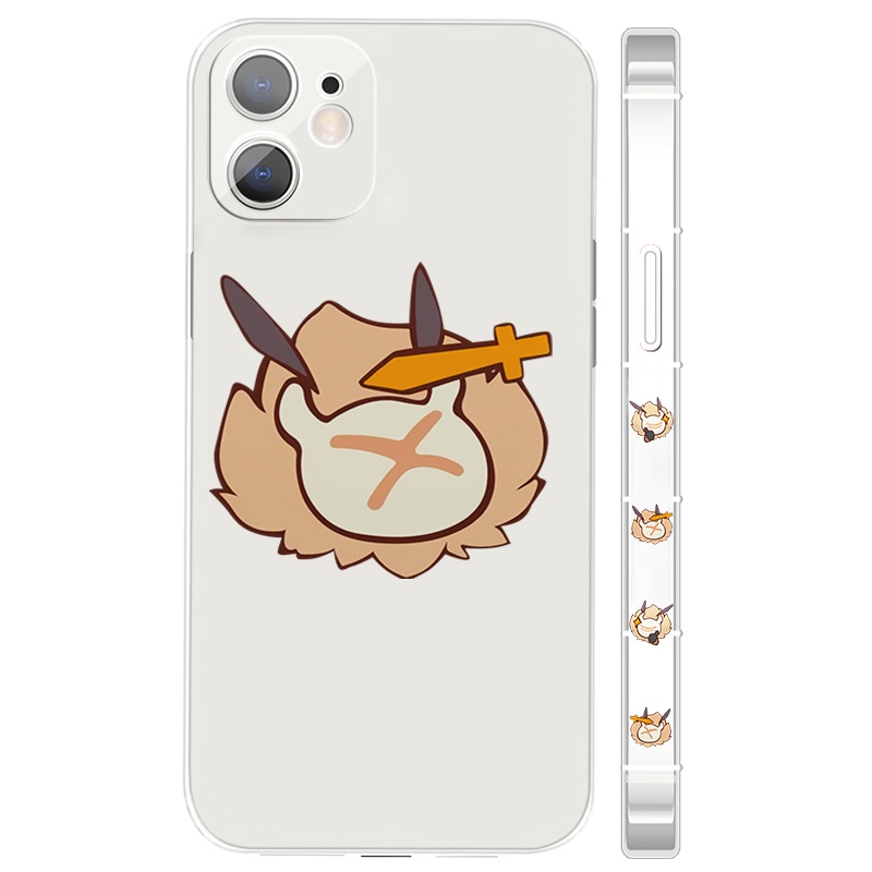 Hilichurl phone case Genshin Impact new Khaenri'ah transparent game cartoon anime cute monster Iphone Tcho-Tcho anime culture quadratic element protective case