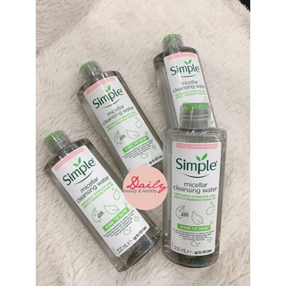 Tẩy trang simple micellar water