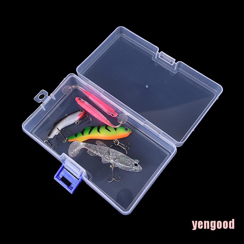 1 Hộp Nhựa Trong Suốt Đựng Dụng Cụ Câu Cá Tiện Lợi