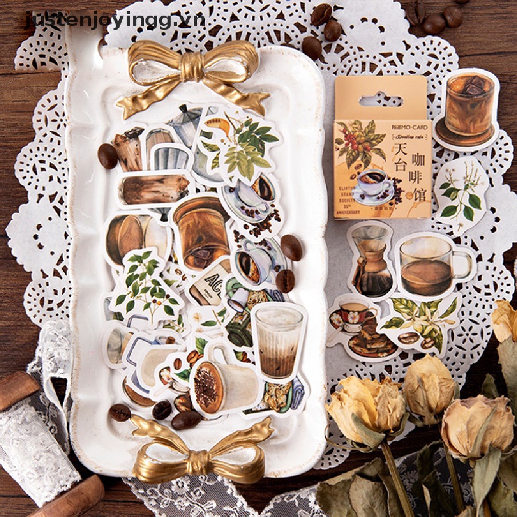 Set 46 Miếng Dán Trang Trí Sổ Tay / Sổ Tay Xinh Xắn