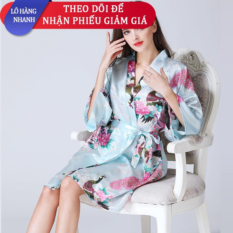 ▪♟₪Bộ đồ ngủ phong cách nóng bỏng mùa xuân và mùa hè, áo nịt nữ Nhật Bản, kimono, váy ngủ sexy, áo choàng tắm, dịch vụ t