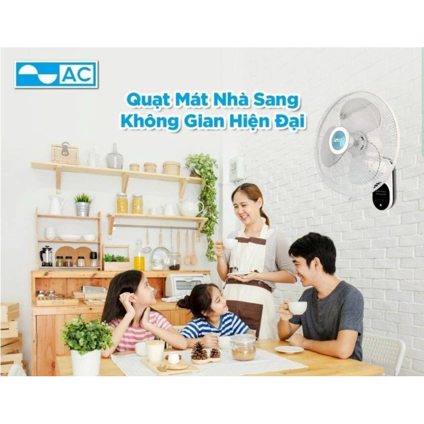 Quạt Treo Tường AC AWF02A163, công suất 55W, remote điều khiển