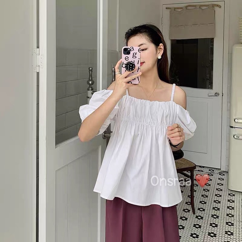 ✅ÁO HỞ VAI DỊU DÀNG CHO NÀNG XUỐNG PHỐ✅