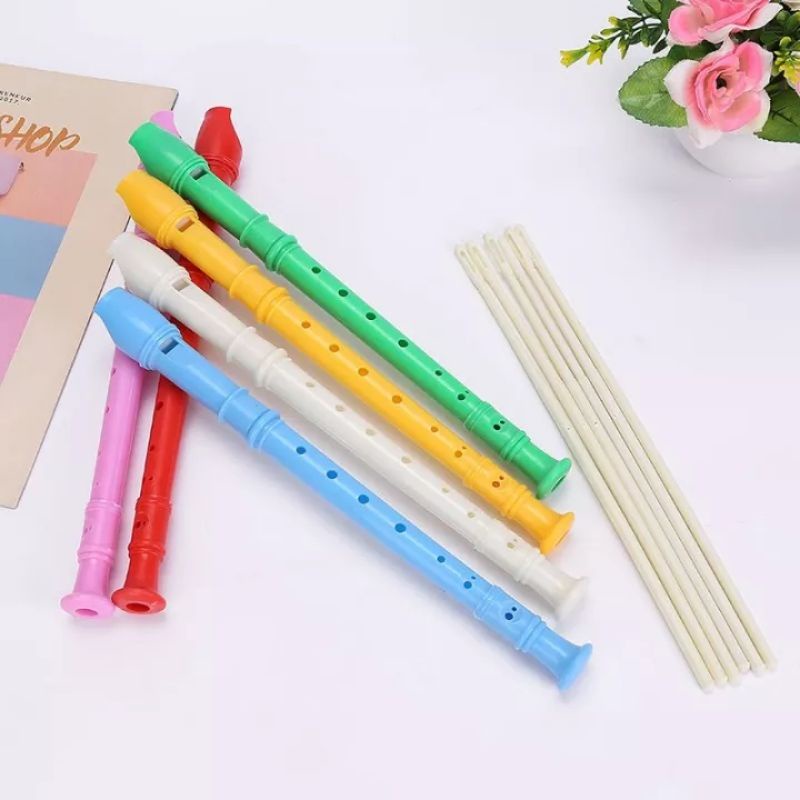Sáo recorder 8 lỗ - tặng que vệ sinh Freeship
