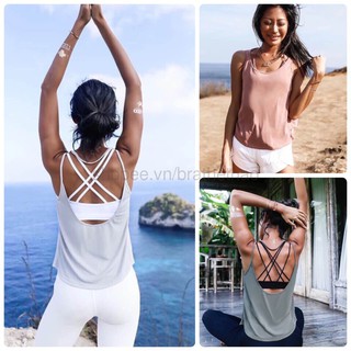 Áo tanktop hở lưng - Áo tập gym nữ (HÀNG LOẠI 1)