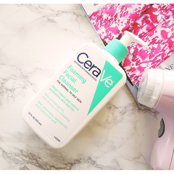 Cerave sữa rửa mặt Cerave dịu nhẹ Foaming Facial Cleanser For Normal to Oily skin [Meoheo] | BigBuy360 - bigbuy360.vn