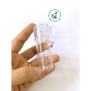 Cóng,cóng uống nước cho khuyên dẹt chất liệu nhựa meka trong suốt