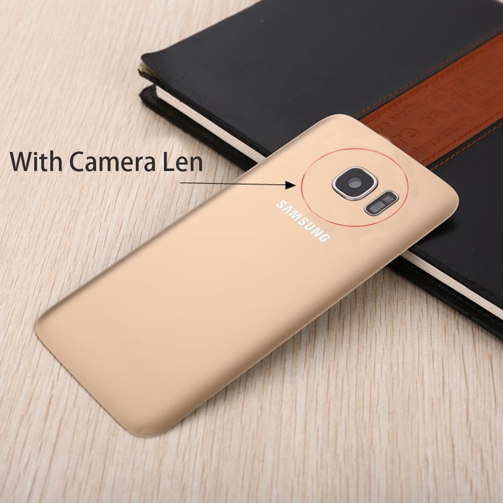 SAMSUNG Galaxy S7 S7 Plus G930F G935F Pin Nắp lưng Pin Nắp phía sau Vỏ hộp phía sau Thay thế ống kính Camera phía sau Ốp lưng kính phía sau | BigBuy360 - bigbuy360.vn