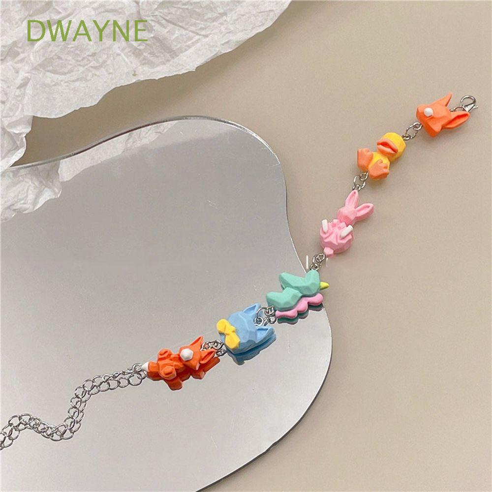 Vòng Tay Họa Tiết Hoạt Hình Kỳ Lân / Thỏ Phong Cách Harajuku Hàn Quốc Thời Trang Cho Nữ