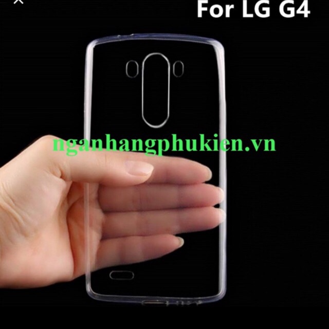 Ốp lưng dẻo cho LG G4 silicon trong suốt