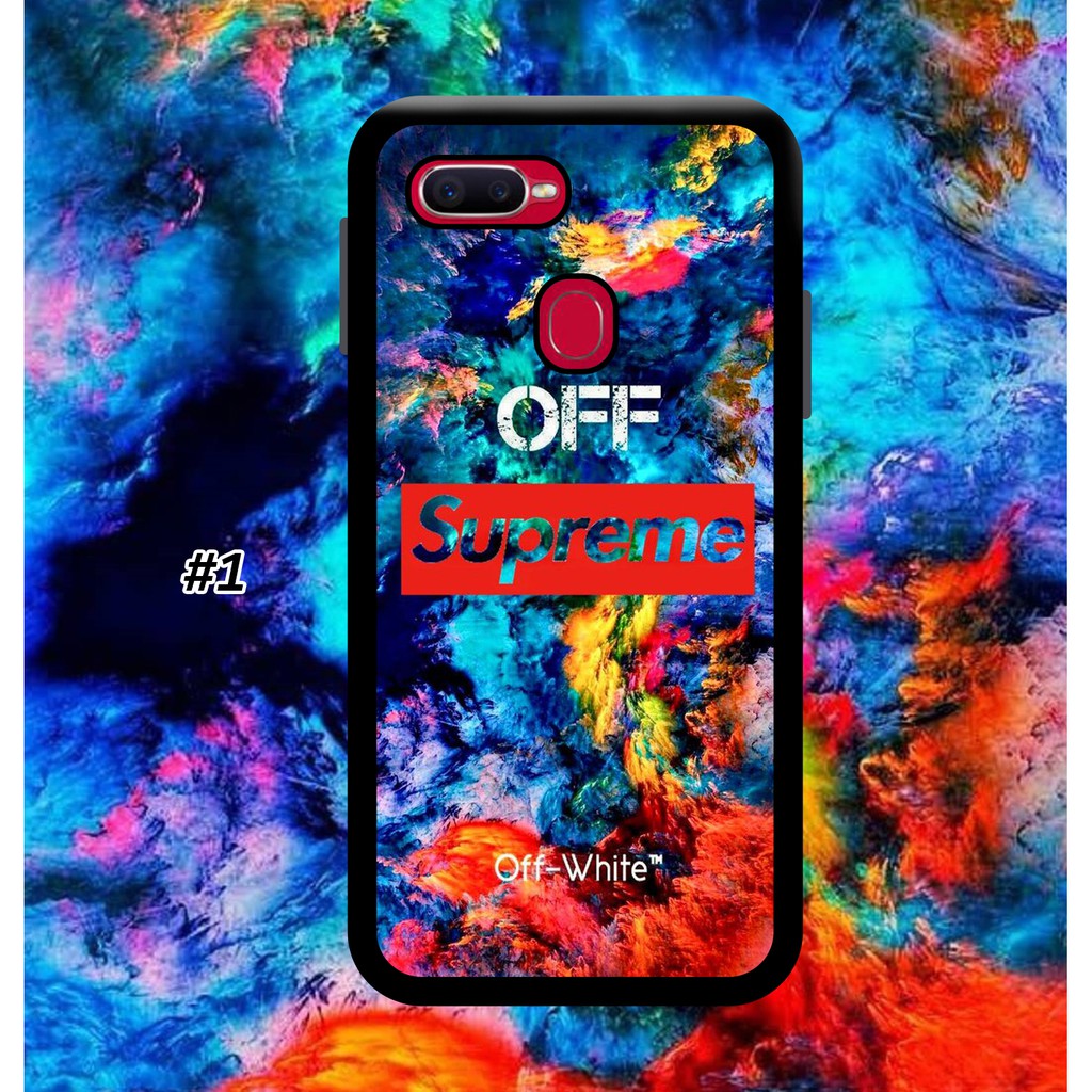 [RẺ NHẤT] ỐP LƯNG OPPO F9 F7 F5 F3 F3LITE - ỐP LƯNG BTS OFFWHITE VIỀN DẺO LƯNG CỨNG - VIE CASE